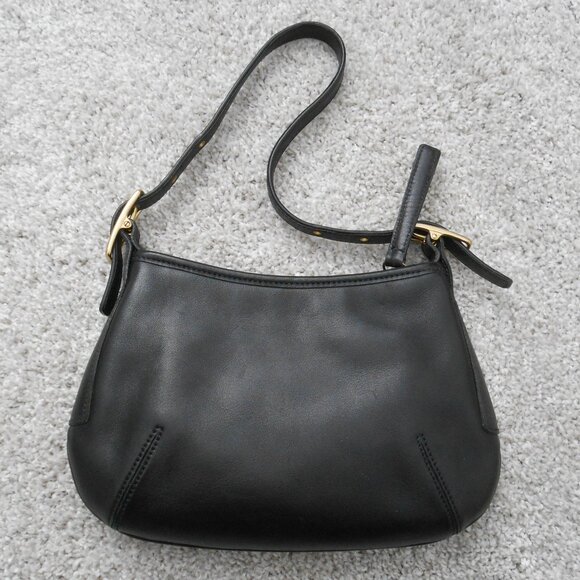 Vintage Coach Legacy Hobo Black Leather Small Shoulder Bag, Handbag. #9211, EUC - Picture 2 of 16
